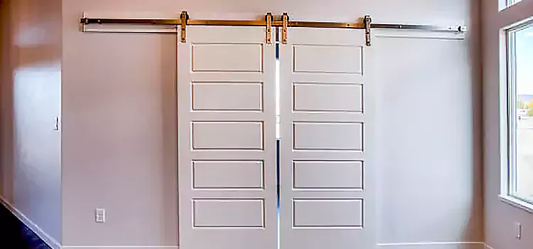 Glass Barn Door with Installation Hardware Kit La Verne